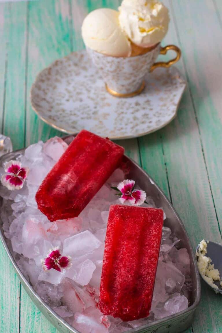 Raspberry Mint Sugar Free Pops – Keto