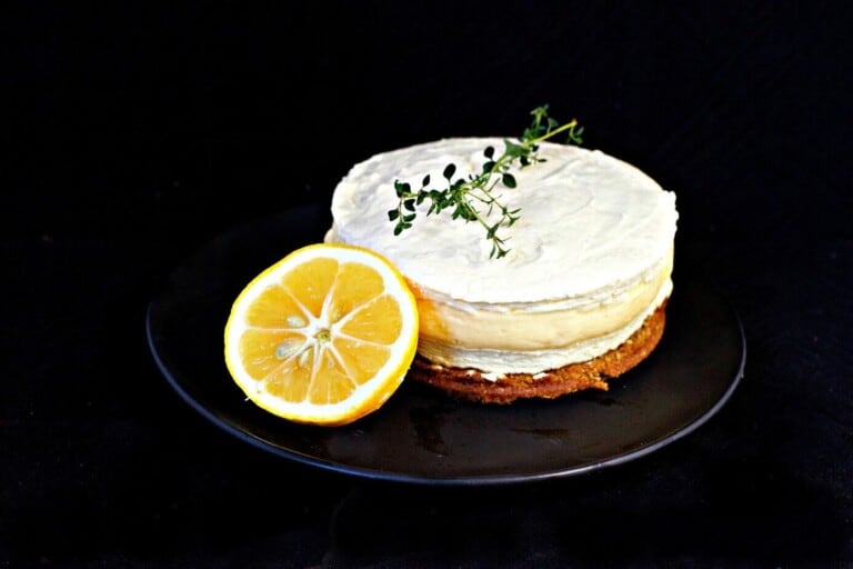 Layered Lemon Delight Keto Cheesecake