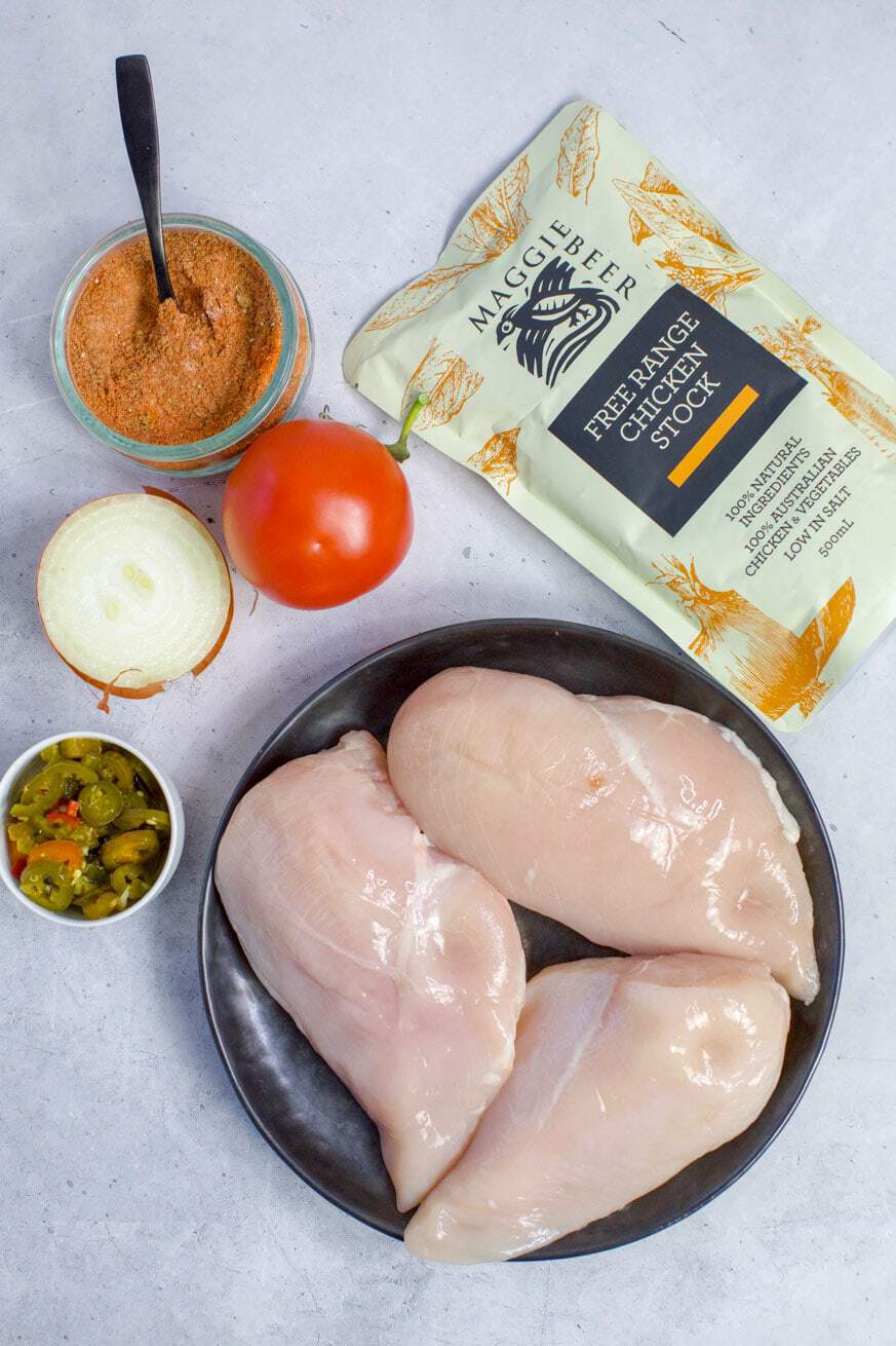 Shredded Chicken ingredients