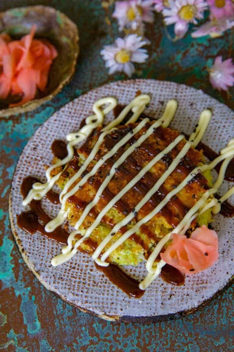Keto Japanese Pancake Okonomiyaki
