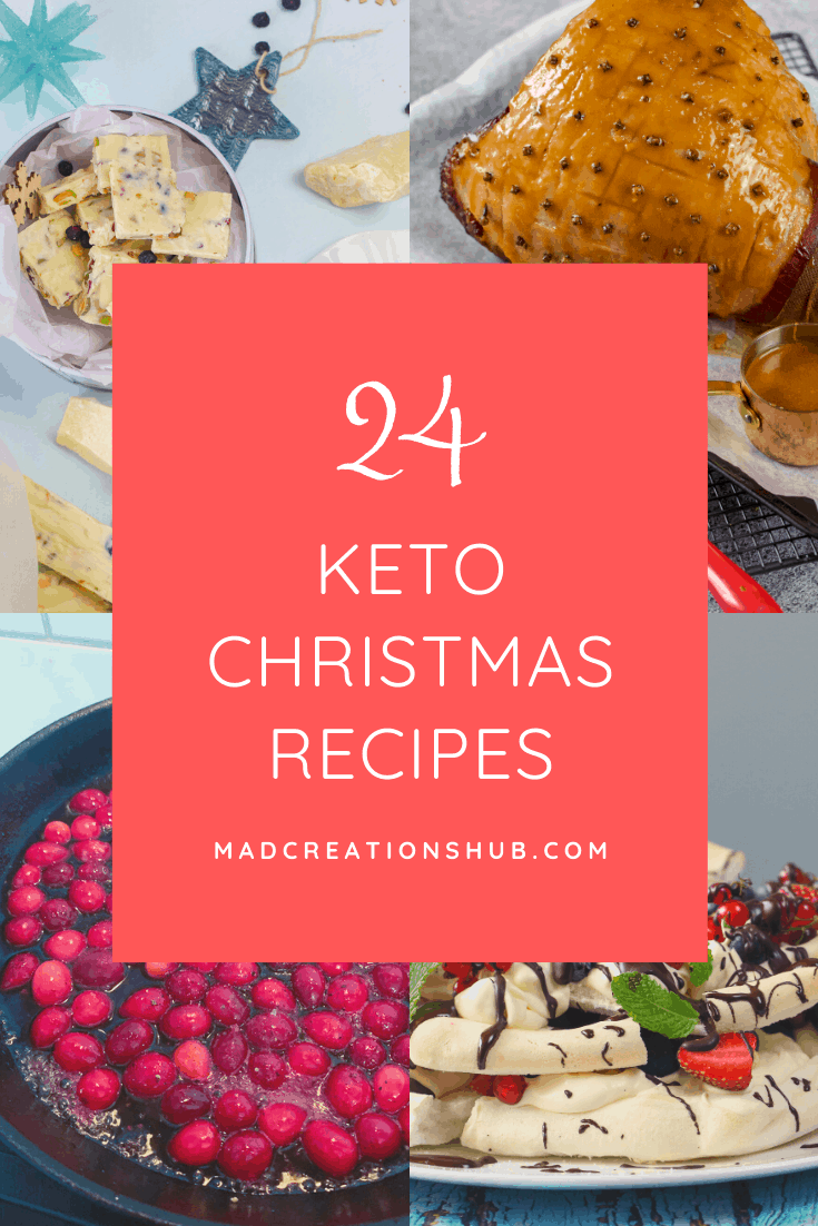 24 Keto Christmas recipes banner 