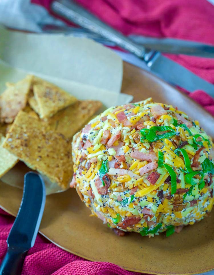Best Ever Bacon Ranch Cheese Ball