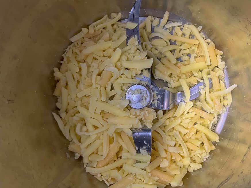cheese in a thermomix bowl