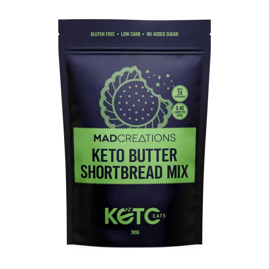 Mad Creations Butter Shortbread Mix packet.