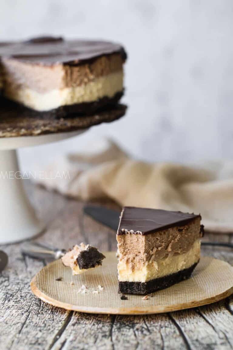 Simple Keto Chocolate Cheesecake