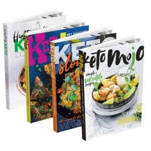 4 cookbook covers by megan ellam.